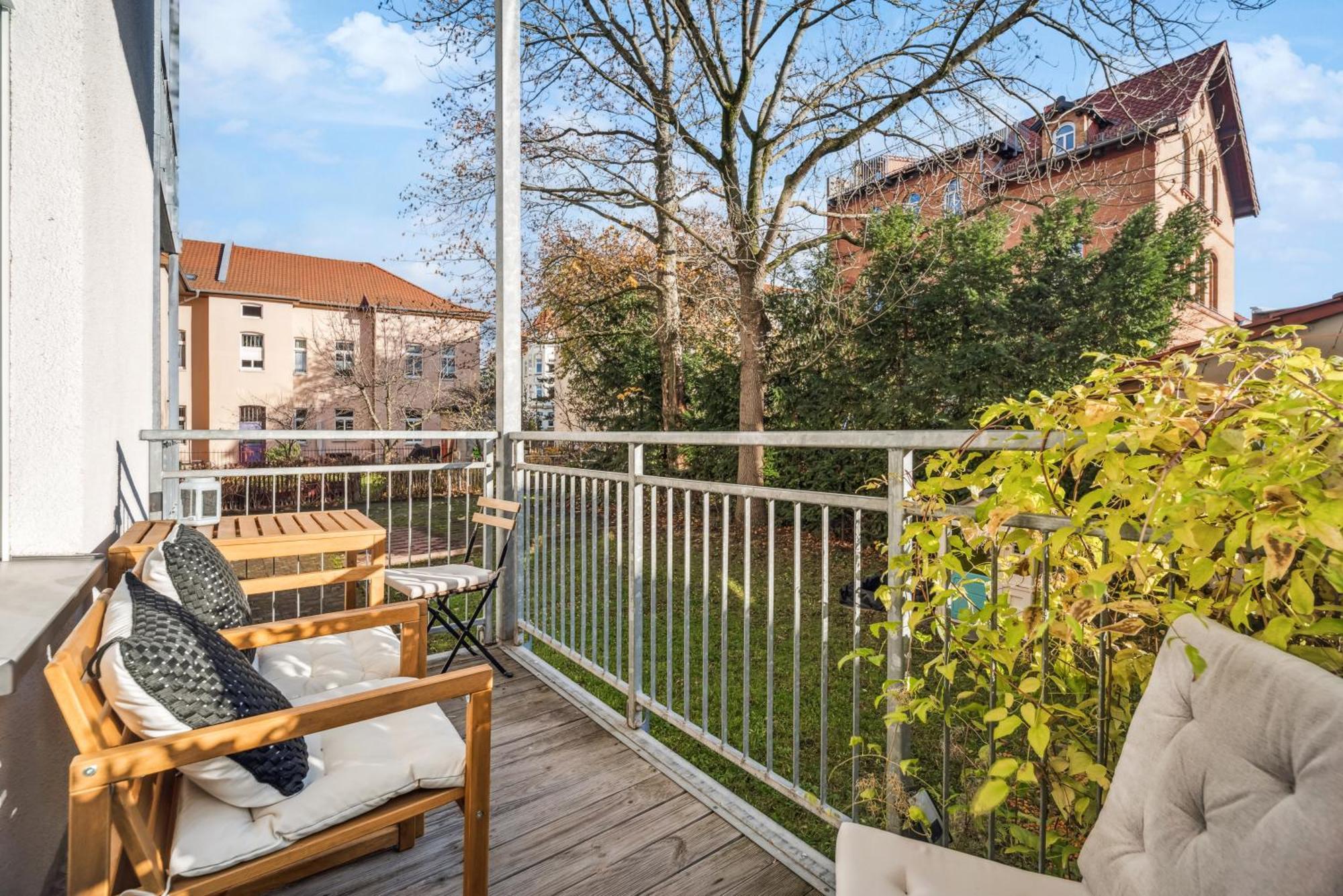 Roby-Erfurt Hbf-Nah, Balkon Exterior foto